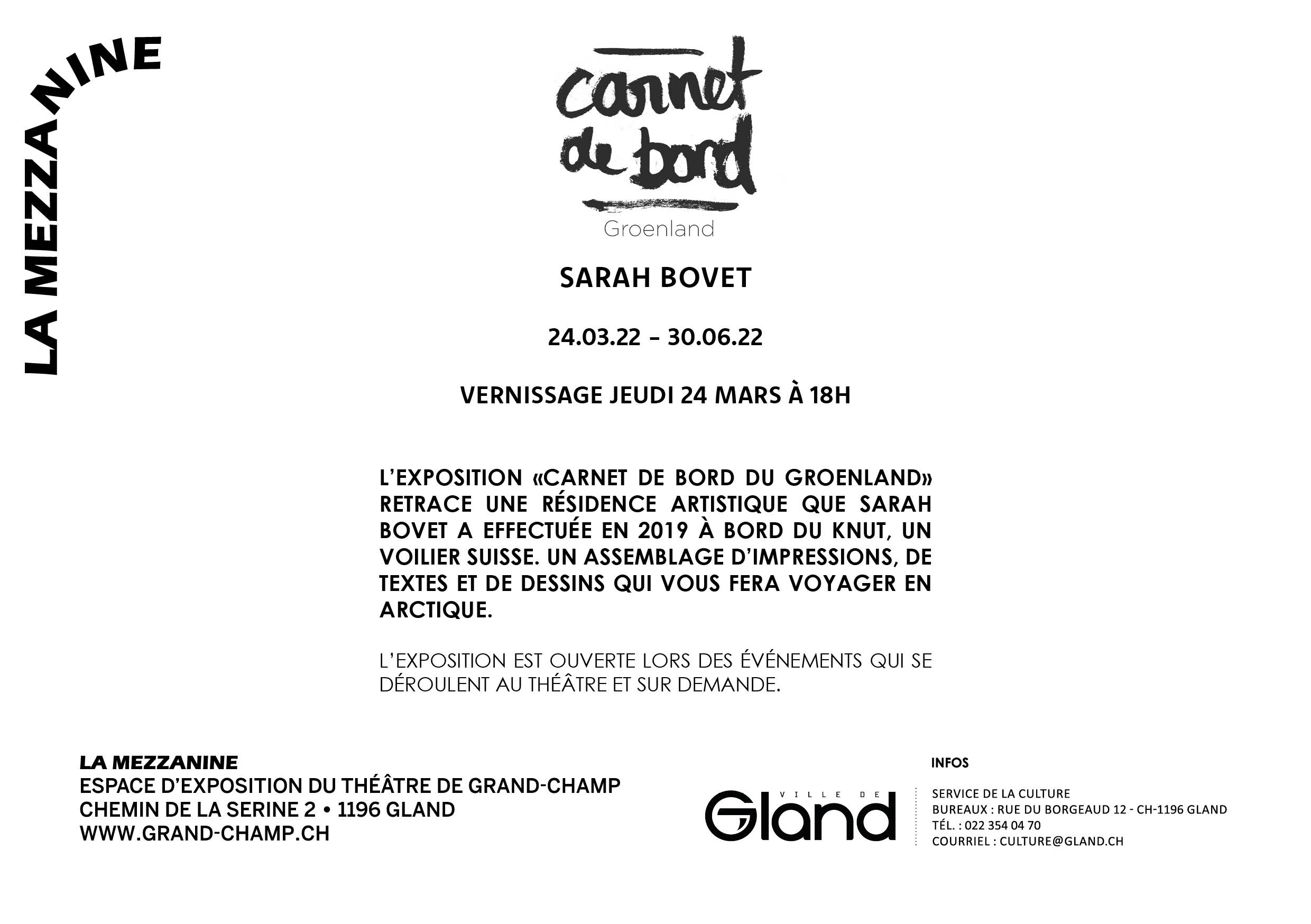 flyer expo Sarah Bovet verso